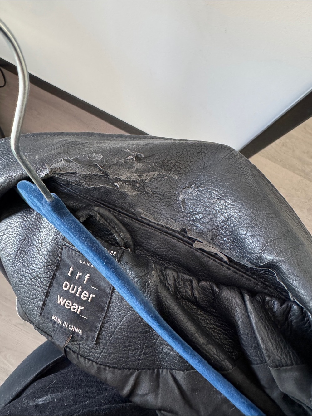 ZARA Classic Black Studded Moto Jacket - Women medium - Picture 7 of 7